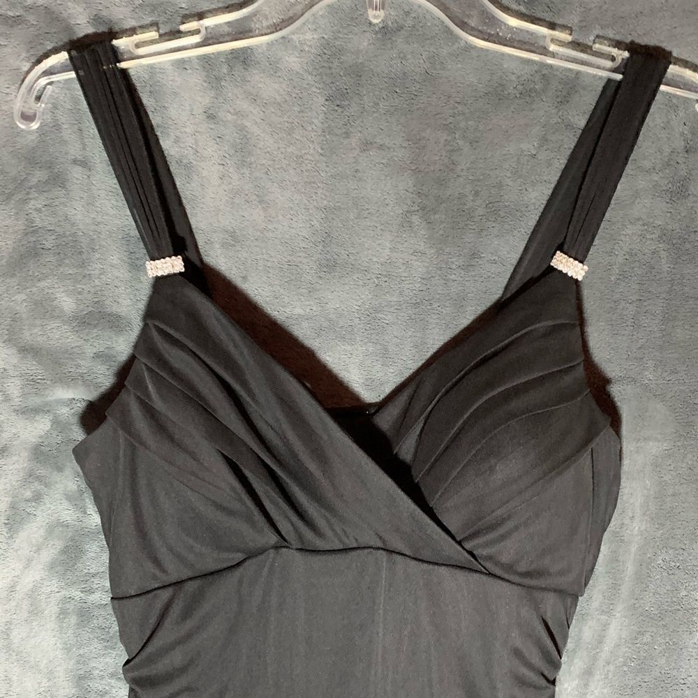 Black Chiffon High-Low Dress by Scarlett S-10